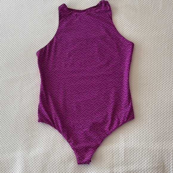 Fendi x SKIMS Tops - Fendi x Skims Collab Bodysuit Colorado Purple Womens Large One piece